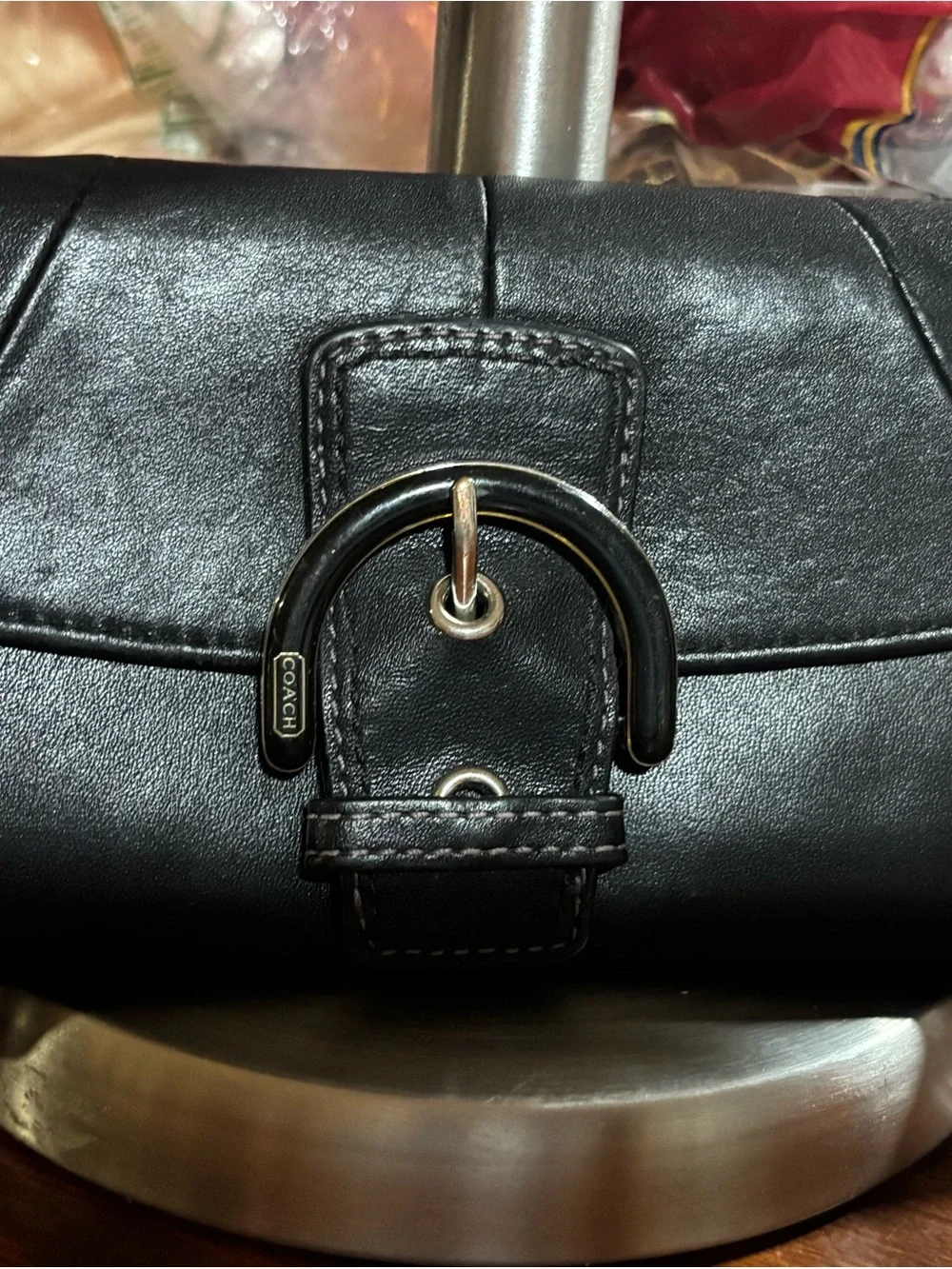 Coach Women’s Leather Tri-Fold Wallet